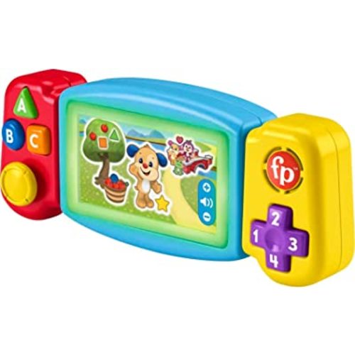 Fisher-Price Baby & Toddler Toy Laugh & Learn Gamer, Electronic Musical Learning Activity for Pretend Play Infants Ages 9+ Months