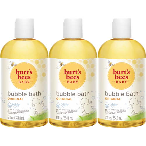 Burt's Bees Baby Bubble Bath, Tear Free Baby Wash, 12 Fluid Ounces, Pack of 3
