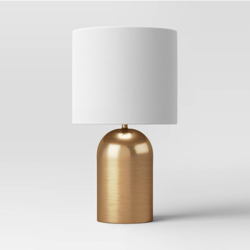 Dome Collection Accent Lamp Gold - Threshold™: ETL Listed, No Assembly, Metal Body
