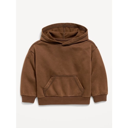 Oversized Boxy Washed Pullover Hoodie for Toddler Boys