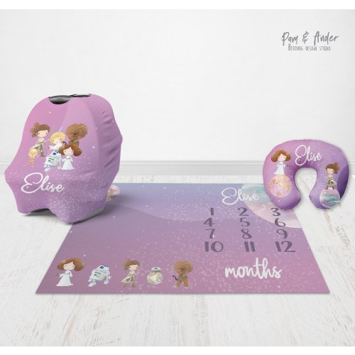 STAR WARS baby girl accessories, star wars baby shower, star wars baby, star wars inspiration, star wars gift, baby shower gift