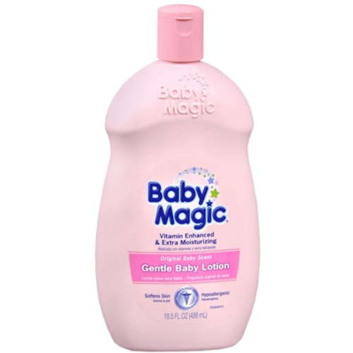 Baby Magic Gentle Baby Lotion Original Baby Scent 16.50 oz (Pack of 2)