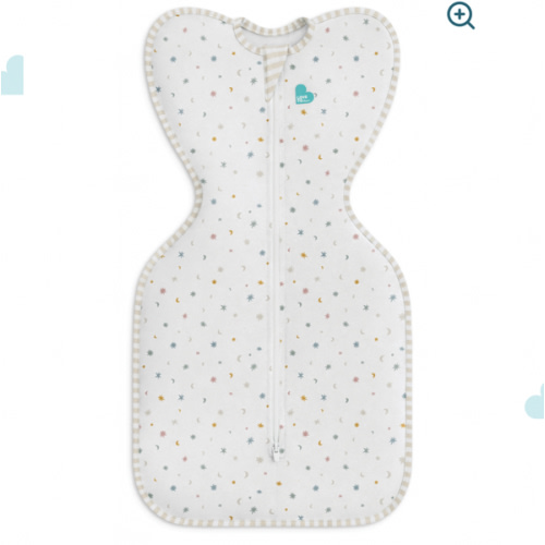 Swaddle Up™ 0.2 TOG Organic Cotton White Starlight