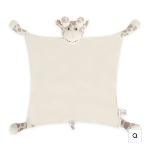 Giraffe - Organic Baby Lovey Security Blanket Cuddle Cloth