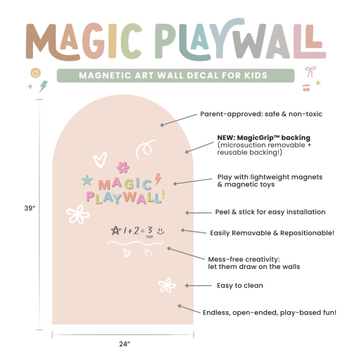 Magic Playwall - Arch Mangetic Wall Decal for Kids – Cherrypick