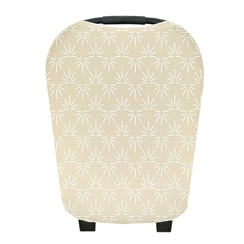 Copper Pearl Multi-Use Cover: Car Seat Covers, Nursing Cover, and Stroller Cover for Sun - Stretchy Fabric, All-Season Use, Stylish Designs, Easy Access for Moms - Sol