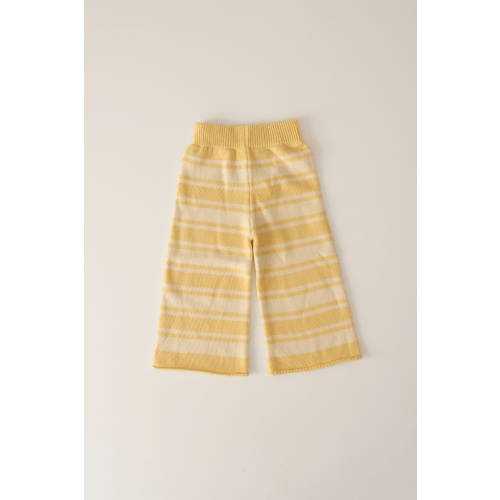 Rolly Stripe Knit Pants – Butter | Kids Cotton Knit Pants | Worn Curations – WORN CURATIONS