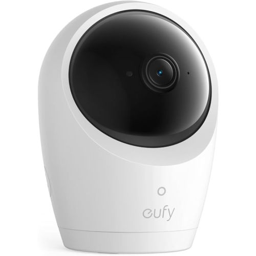 eufy Security Baby Monitor E20 Add-On Camera, 2K HD Resolution, 330° Pan and 60° Tilt, 4× Zoom, Night Vision, 5000mAh Built-in Battery, ANR