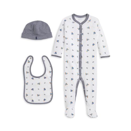 Polo Ralph Lauren Baby Boy's Cotton Interlock 3-Piece Gift Set | Saks Fifth Avenue