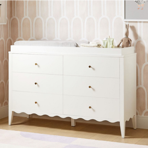 Daisy 6-Drawer Wide Dresser with Removable Topper (55")