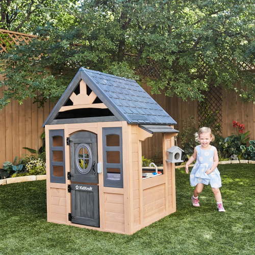 KidKraft Windsong Chalet Wooden Outdoor Playhouse