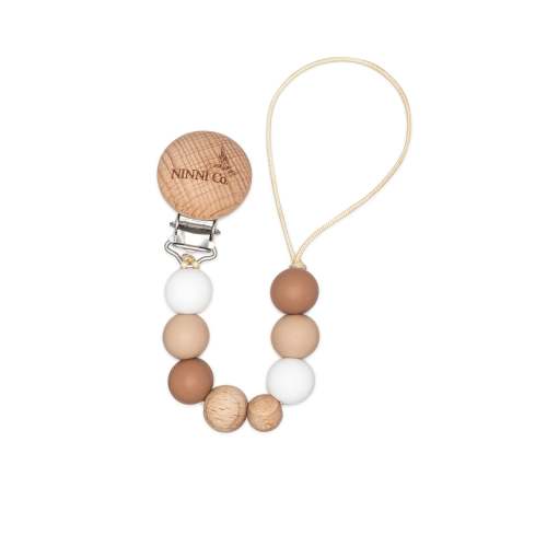 Hazelnut Pacifier Clip - Ninni Co