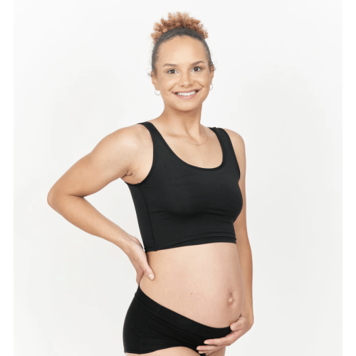 The Larken X Nursing Bra- Black / M