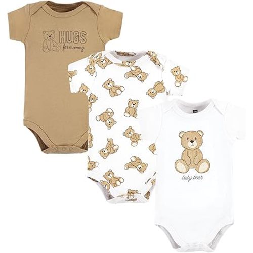 Hudson Baby Unisex Baby Cotton Bodysuits