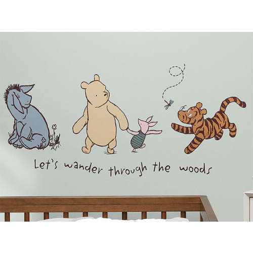 Disney Baby Storytime Pooh Wall Decals / Stickers Winnie the Pooh/Piglet/Tigger/Eeyore – Lambs & Ivy