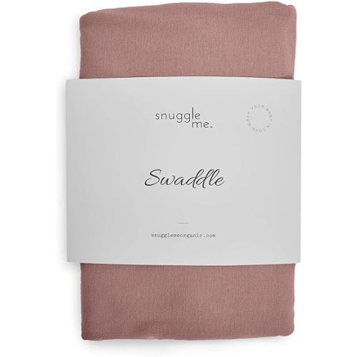 snuggle me Swaddle | Organic Cotton Swaddle Blanket, Soft Stretch, 47 x 47 inches (Gumdrop)