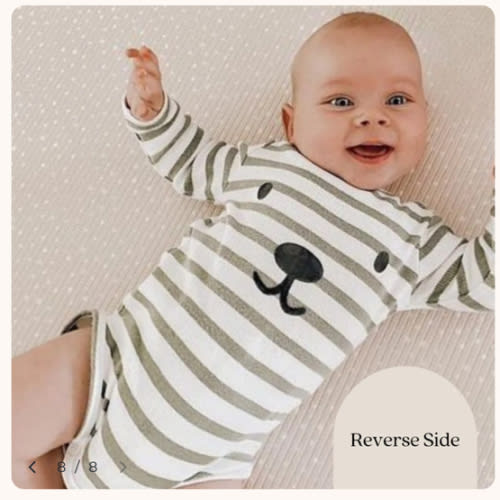 Gingham Play Mat - Latte – Munchkin & Bear