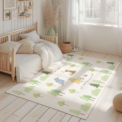 Winnie the Pooh nursery decor | Winnie the pooh nursery rug | Winnie the pooh nursery | Kids bedroom rug | Classic Pooh bear rug | Gift