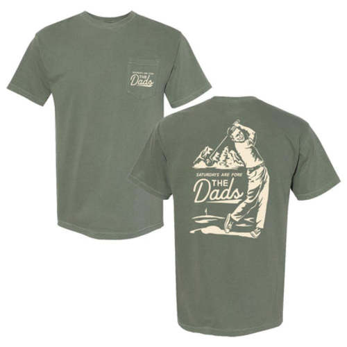 Saturdays Are Fore the Dads Swing Pocket Tee