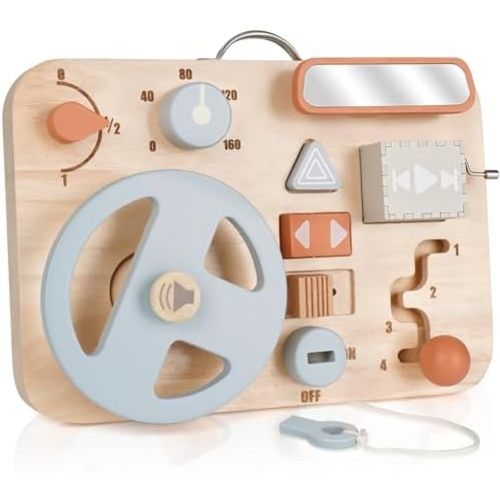 Vanplay Montessori Busy Board - Wooden Montessori Toys
