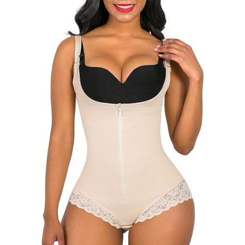 SHAPERX Women's Fajas Colombianas Shapewear Postpartum Tummy Control Body Shaper Girdles Compression Garment