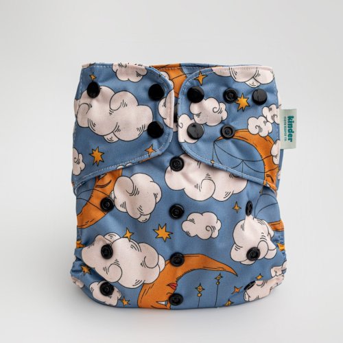 Cloud Bound - Essential Pocket Diaper - Celestial - One Size