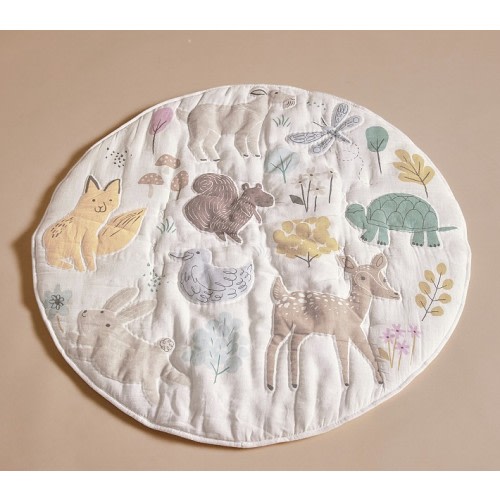 Dakota Woodland Muslin Travel Play Mat