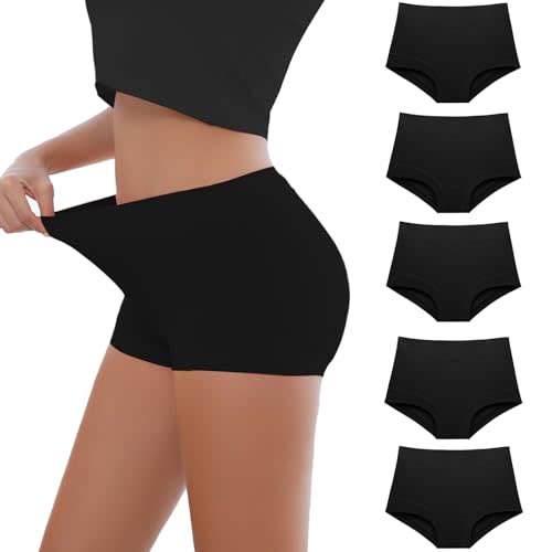 Migbean Boy Shorts Underwear for Women - Boxers for Women,womens Cotton Underwear,Boyshorts for Women,Cotton Boyshorts