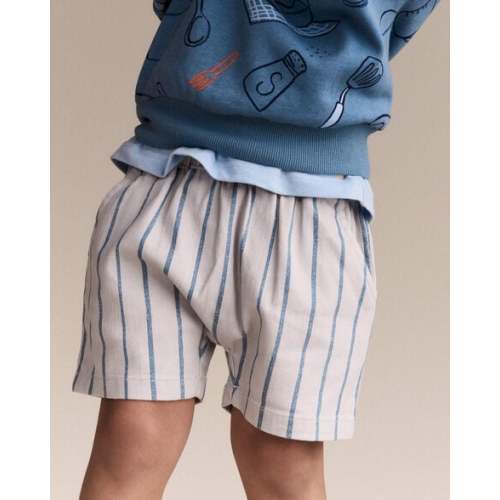 Toddler Boy Playground Shorts in Stripes - Grey - Otter Avenue | Carter's