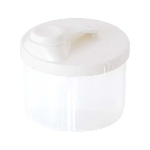 MUMQAQ Formula Dispenser,4 Grids Baby Milk Powder Container,Non-Spill Rotating Four-Compartment Formula Container to Go,Portable Milk Powder Box Snack Dispenser for Infant Toddler Travel Z4Y6