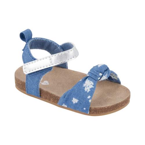 Baby Chambray Sandals - Style,Blue