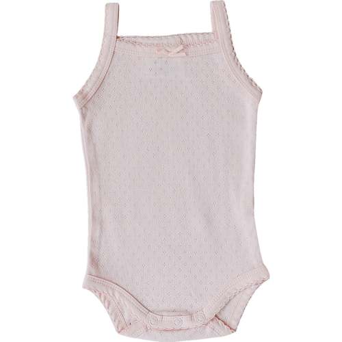 Pink Pointelle Tank Bodysuit