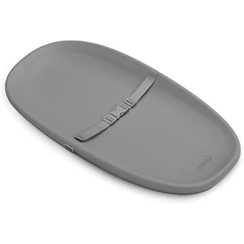 Evolur Eva Baby Changing Pad in Dark Gray, Soft, Lightweight and Portable Changing Pad, Fits All Changing Table, Waterproof Firm Padding