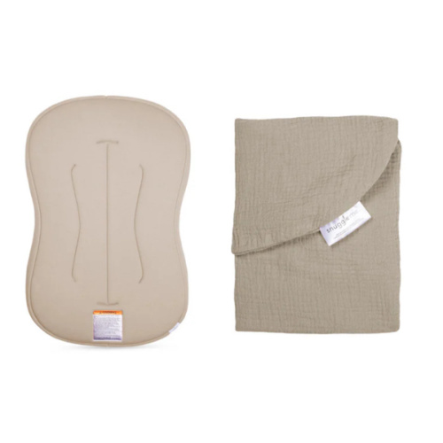Lounger Curve + Muslin Cover Set | Birch