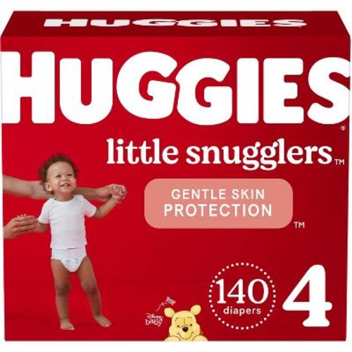Huggies Little Snugglers Diapers Super Pack - Size Newborn (84ct)