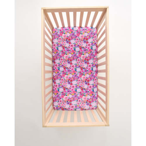 Sweet Sprigs Fitted Crib Sheet