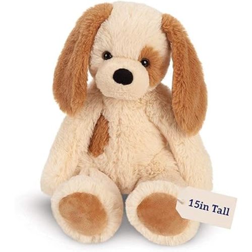 Vermont Teddy Bear Dog Stuffed Animal – 15 Inch Tan Puppy Plush Toy, Ultra Soft and Cute Stuffed Dog Plushie, Fun Gift Toy, Perfect for Snuggling for Kids, Boys and Girls, Buddy Collection