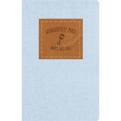 Kjv, Wonderfully Made New Testament and Psalms: Baby Boy's First Bible, Flexcover, Blue - by Dayspring (Paperback)