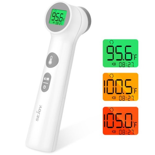 Sejoy Touchless Forehead Thermometer for Adults and Kids, Digital Infrared Thermometer for Fever
