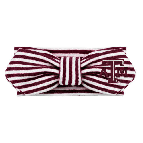 Texas A&M Aggies Striped Hair Knot | College Baby
