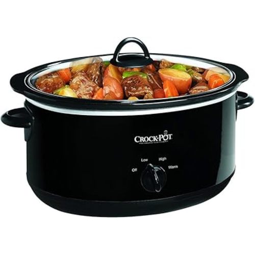 Crockpot Manual 8-Quart Slow Cooker Black