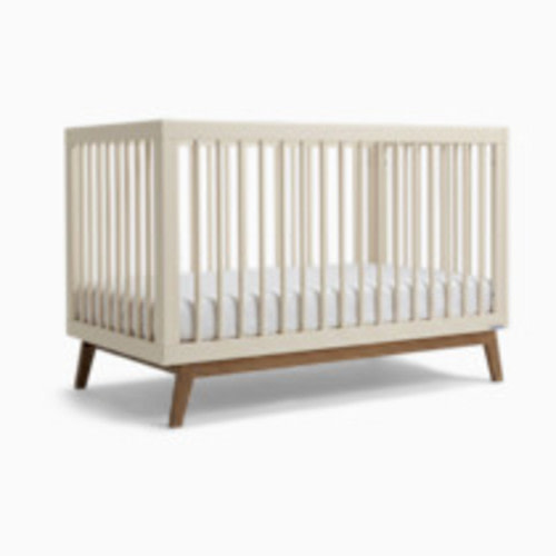 dadada Soho 3-in-1 Convertible Crib - Almond Milk/Walnut