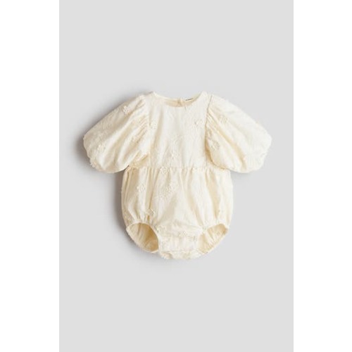 Broderie Anglaise Romper Suit, 12M