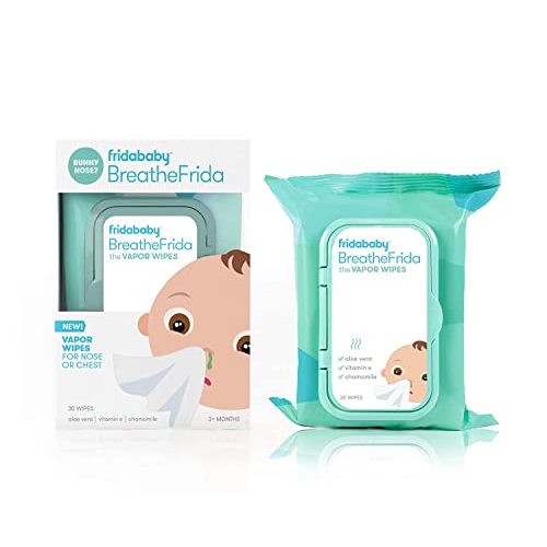 Frida Baby Breathefrida Vapor Wipes for Nose or Chest, 30 Count (Pack of 1)