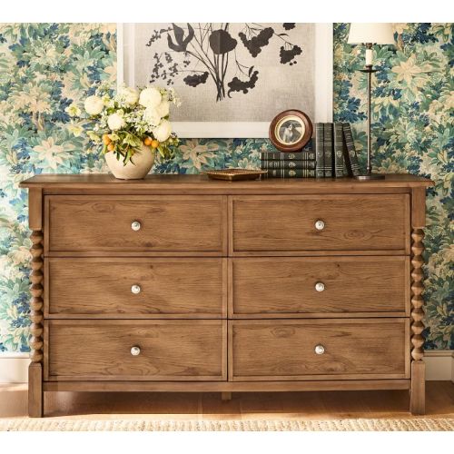 Chris Loves Julia Stacked Ball Wide Dresser (62")