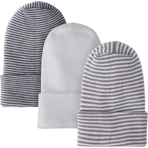DRESHOW BQUBO Newborn Hospital Hat Infant Baby Hat Cap with Big Bow Soft Cute Knot Nursery Beanie