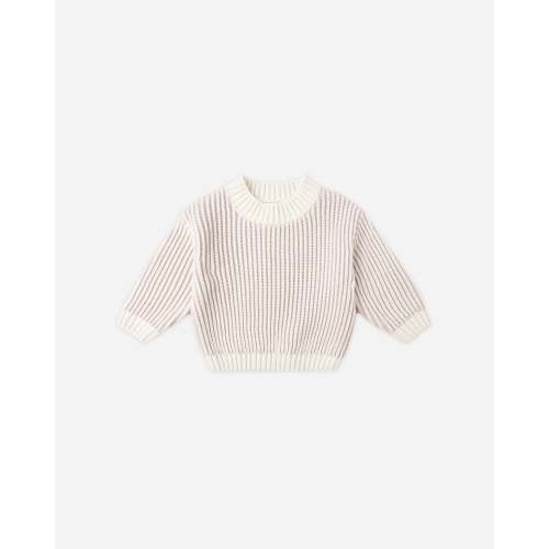 Relaxed Knit Sweater || Lilac – Quincy Mae