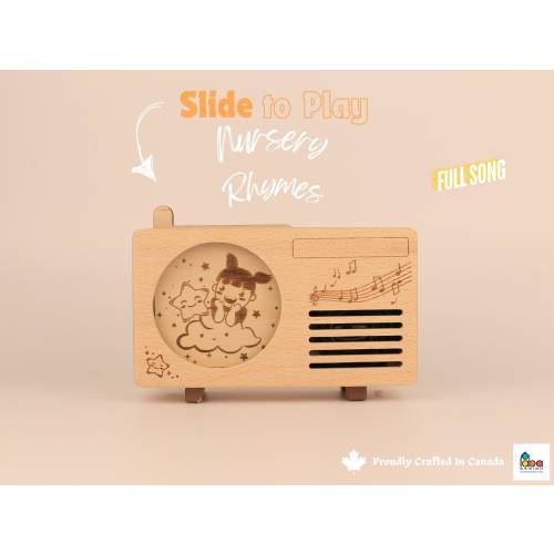 Handmade Nursery Rhyme Music Box | One of a Kind Baby Toddler Birthday Gift and Baby Shower | 1st Birthday and 2-Year-Olds Gift