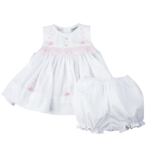 Sleeveless Diamond Smocked Dress | Feltman Brothers