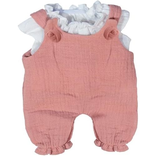Miniland - Clothes for 12 5/8 inches Doll, Clothing Accessory for Dolls, Summer Overalls and Blouse